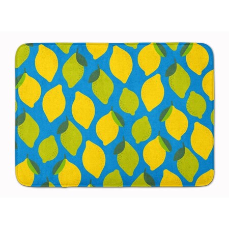 Carolines Treasures Lemons & Limes Machine Washable Memory Foam Mat BB5150RUG